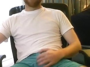 Nice-looking guy is having fun within doors and memorializing himself on camera