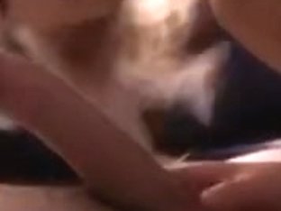 Legal Age Teenager girl receives a facial blast