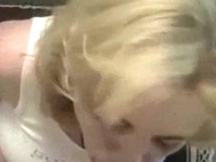 Chubby Golden-haired Sucks And Gets Impure Facial
