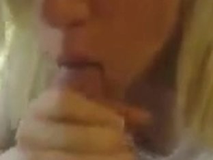 She sucks it dry