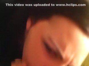 Throat Fucking A Hot Brunette Angel