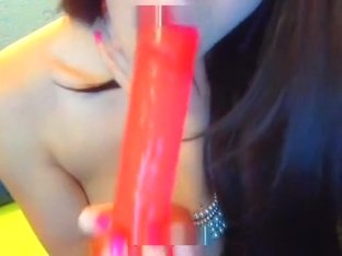 exxxtasy with a pink toy