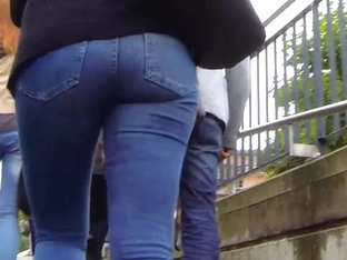 Candid - Cute Ass In Tight Jeans