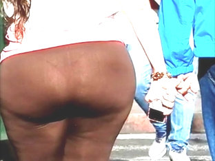 Fat Ass Bbw See Through Thong Spandex