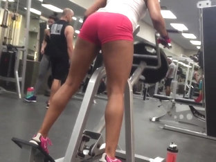 Hot milf at the gym in spandex part 2