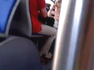 On The Bus, White Dress And White Panties