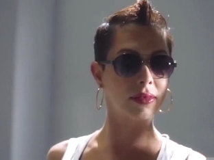 TS SUPERSTAR DANIKA DREAMZ GETS IT UP THE ASS AT THE AIRPORT LOVES IT!!