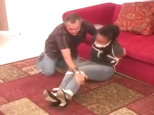 Ebony Babysitter Bondage