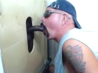 Gloryhole 1St Time Chocolate Cums For One As Well As The Other HOles