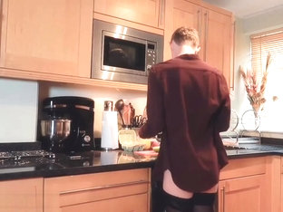 Young Twink Serves Bareback Ass for Breakfast