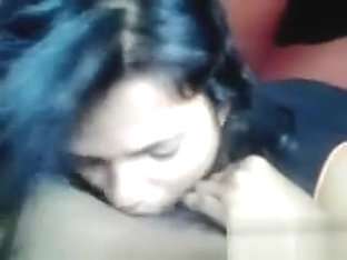 Indian Chick Giving Her Man Head POV