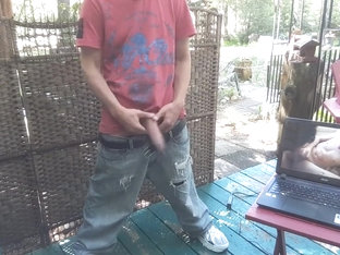 Outdoor masturbation #17