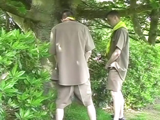 In Tents Orgasms - 6 Scouts Twinks