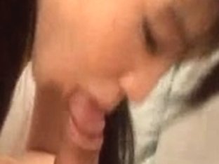 Miku Tsukika blows and swallows