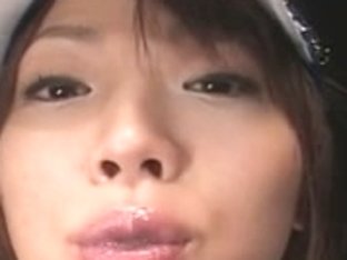 Bunko Kanazawa Cum Swallowing Bukkake