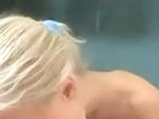 Guy Fucks A Blonde In Doggy And Gives Her Anal Creampie
