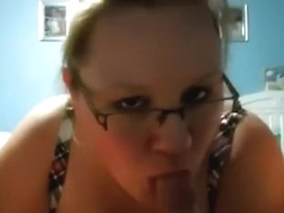 Chubby Nerdy Girl With Glasses Facial Cumshot Compilation