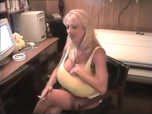 Massive Titty Mommy Smoking Teaser At Home