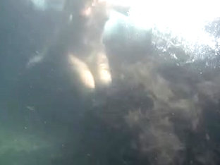 Nudists In The Crimea In 2011. Underwater Girl.1