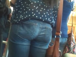 TEEN ASS IN JEANS AT RESTAURANT HIDDEN CAM fm105