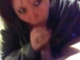 College GF came over to suck his cock