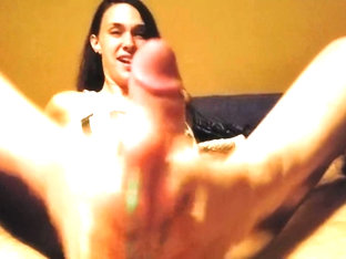 Sexy feet rubbing my cock til I cum all over them