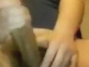 Fascinating guy is having fun in the bedroom and filming himself on computer webcam