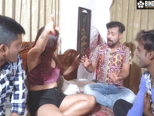 Desi Indian School Friends Musical Gangbang With Tina Real Hardcore ( Bangla Audio )