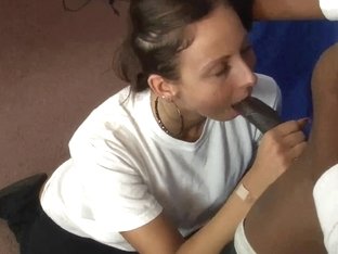 Abbie's Interracial Oral Stimulation Casting