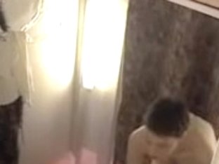 Girl Changing Before Mirror And Flashing The Nudity