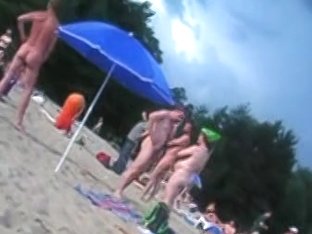 A Voracious Voyeur Loves Making Videos On The Nude Beach.