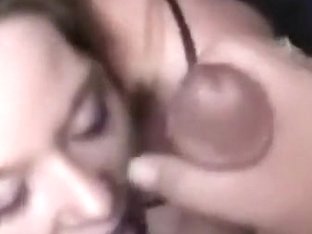 Amazing Redhead Receives A Load Of Cum On Her Face