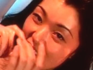 Oriental sweetheart giving double cook jerking