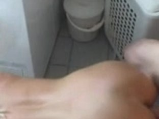 Dilettante Girlfriend Sucks And Bonks In Her Washroom