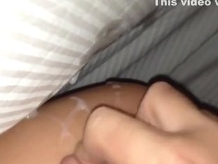 Cumming On My Girlfriends Leg