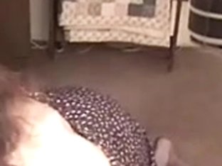 THIS BABE PUTS ON A SHOW & BLOW FOR THE DUDES & SWALLOWS