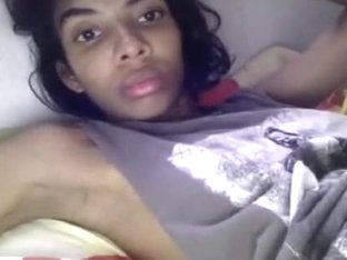 sexy girl masturbates anally