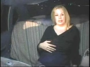 Horny Fat Chubby Party Girl Masturbating In Taxi Cab