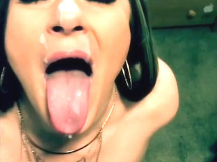 Slow motion facial cumshots for hooker