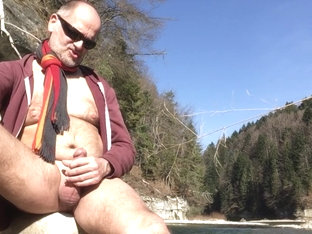 getting excited in the nudist canyon