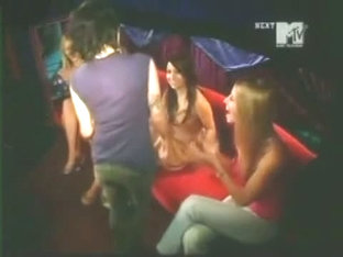 Celebrity candid upskirts on MTV show