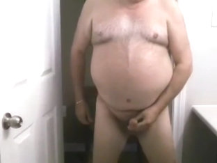 Grandpa cum on webcam 2