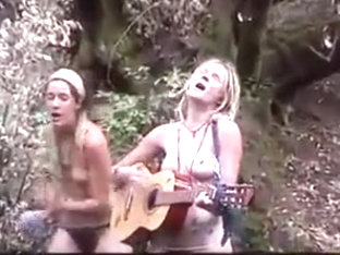 Naked Hippies Sing Outdoor