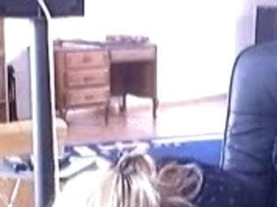 Nice blowjob from my hot blonde wife