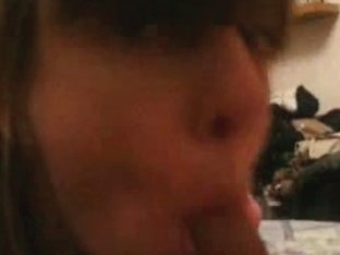 Amazing Blowjob Sex Video With A Nasty Babe Gulping My Rod