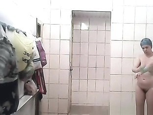 Women spied in shower room