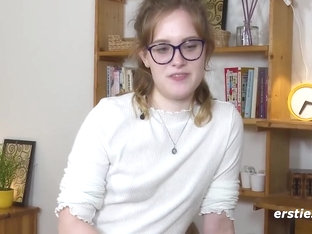 Pampers Her Lustful Pussy With A Horny Dildo