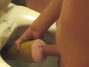 Fleshlight creampie scene 2