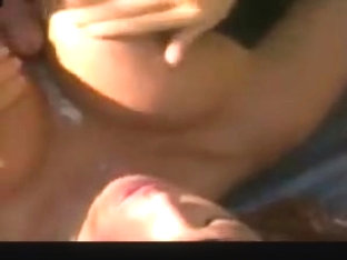 Great cumshots on big tits 78