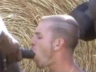 Blacks Top White Boy In Threesome